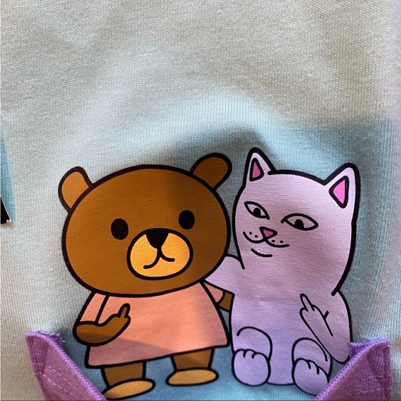 Ripndip x Teddy Fresh Collab Color Block Pocket Tee - Picture 6 of 7
